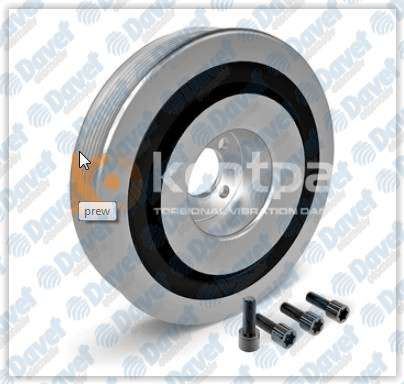 KENTPAR K1341S Krank Kasnagi Brava Bravo Doblo Doblo Iii Linea Idea Marea Palio Stilo Punto Astra H Vectra C 1,6d Multijet / 1,9 / Td /Jtd (K133)